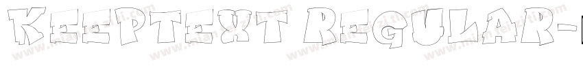 KeepText Regular字体转换